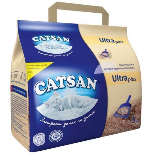 Купить Комкующийся наполнитель Catsan Ультра, 5л в интернет-магазине Ravta – самая низкая цена