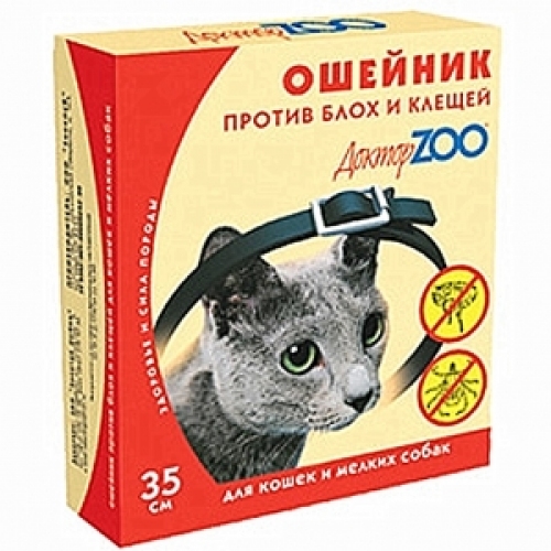 Купить ДОКТОР ZOO для кошек ошейник п/б  (УП 6/30) в интернет-магазине Ravta – самая низкая цена