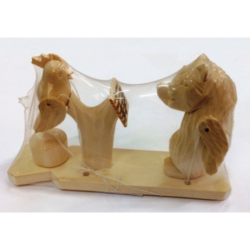Купить Богородская игрушка "Медведь дирижер " арт.8451 в интернет-магазине Ravta – самая низкая цена