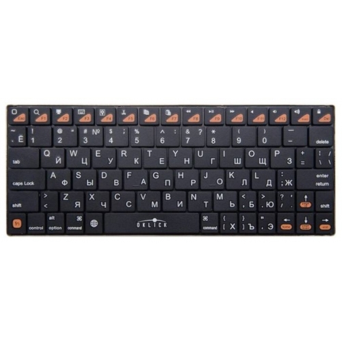 Купить Клавиатура Oklick 840S Wireless Bluetooth Keyboard в интернет-магазине Ravta – самая низкая цена