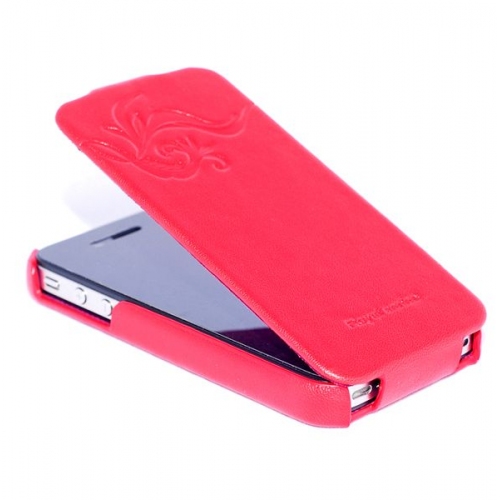 Купить Кожаный чехол HOCO Earl leather case для iPhone 4/4s (красный) в интернет-магазине Ravta – самая низкая цена