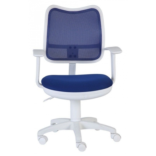 Купить Кресло Бюрократ CH-W797/BL/TW-10 спинка сетка синий сиденье синий (пластик белый) в интернет-магазине Ravta – самая низкая цена