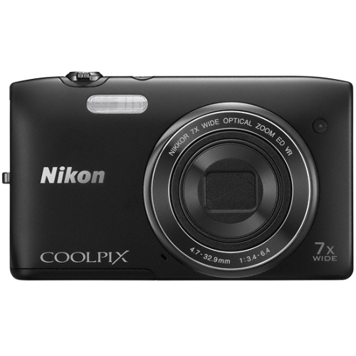 Купить Фотоаппарат Nikon Coolpix S3500 (черный) в интернет-магазине Ravta – самая низкая цена