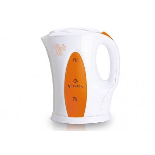 Купить Чайник Centek CT-0031 orange (спираль) 2.2л, 2400Вт, шкала уровня воды в интернет-магазине Ravta – самая низкая цена