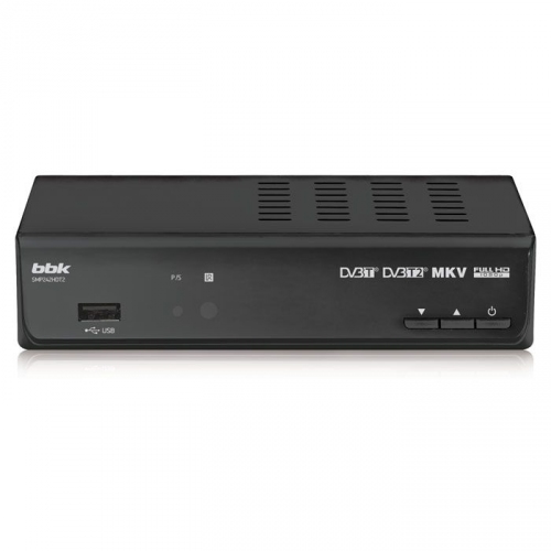 Купить Ресивер DVB-T2 BBK SMP-242HDT2 т.серый в интернет-магазине Ravta – самая низкая цена