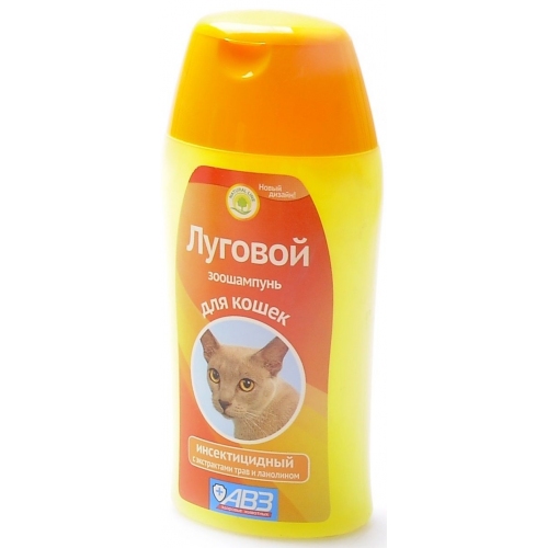 Купить Шампунь АВЗ Луговой  для кошек инсектицидный 180мл в интернет-магазине Ravta – самая низкая цена