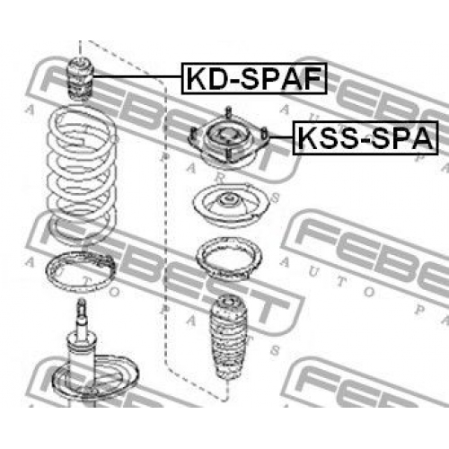 Купить (kss-spa) Опора переднего амортизатора FEBEST (KIA Spectra 2004-) в интернет-магазине Ravta – самая низкая цена