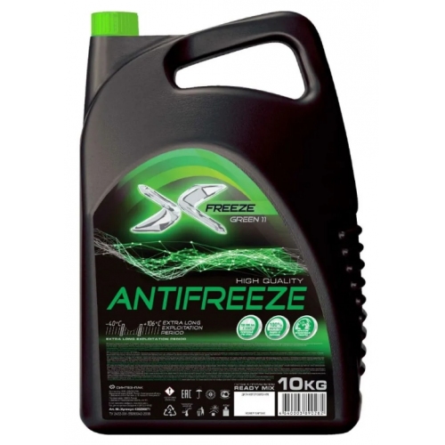 Купить Антифриз X-Freeze Green/Classic (зеленый) 10кг в интернет-магазине Ravta – самая низкая цена