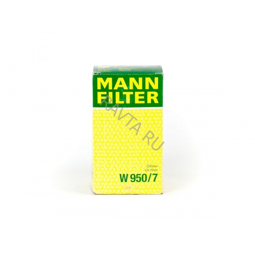 Купить W950/7 MANN-FILTER Mann Фильтр масляный   в интернет-магазине Ravta – самая низкая цена