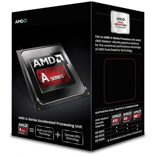 Купить CPU A10 X4 6800K 8670D SFM2 BOX 100W 4100 AD680KWOHLBOX AMD в интернет-магазине Ravta – самая низкая цена