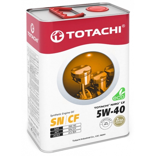 Купить Моторное масло TOTACHI NIRO LV Synthetic SN/CF 5W-40 (4л) в интернет-магазине Ravta – самая низкая цена