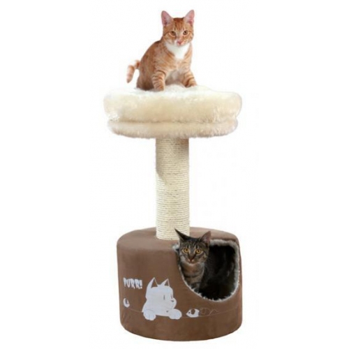 Купить Домик TRIXIE для кошки Elisa, 78 см, иск. замша/плюш, коричневый/бежевый в интернет-магазине Ravta – самая низкая цена