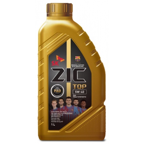 Купить Масло моторное ZIC TOP 5W-40 1л в интернет-магазине Ravta – самая низкая цена