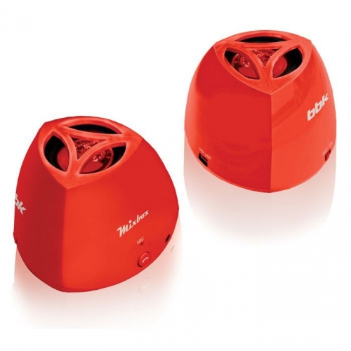 Купить Портативная акустика BBK BTA100 красная в интернет-магазине Ravta – самая низкая цена
