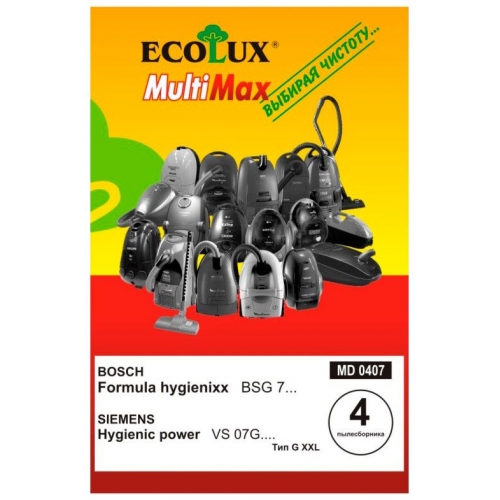 Купить Комплект пылесборников Ecolux MultiMax MD-0407 в интернет-магазине Ravta – самая низкая цена