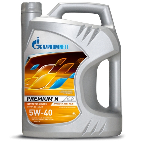 Купить Масло моторное Gazpromneft Premium N 5W-40 (5л) в интернет-магазине Ravta – самая низкая цена
