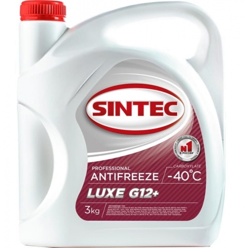 Купить Антифриз Sintec LUX G12+ (3кг) красный в интернет-магазине Ravta – самая низкая цена
