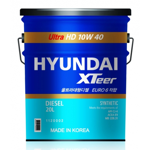 Купить Масло HYUNDAI XTeer HD Ultra 10W-40 (20л) CJ-4 в интернет-магазине Ravta – самая низкая цена