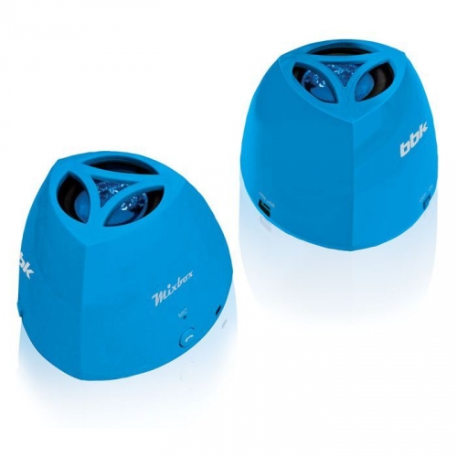 Купить Портативная акустика BBK BTA100 синяя в интернет-магазине Ravta – самая низкая цена