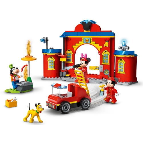 Купить Конструктор LEGO Пожарная часть Микки и друзей (Disney Mickey and Friends Fire truck station) в интернет-магазине Ravta – самая низкая цена
