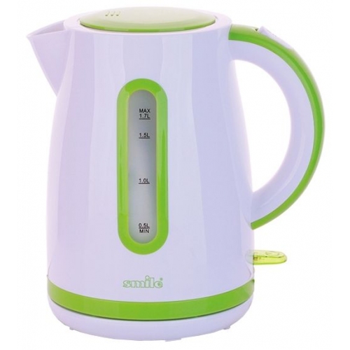 Купить Чайник SMILE WK-5124 бело-зелёный, об.1,7л в интернет-магазине Ravta – самая низкая цена