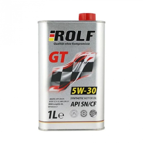 Купить Масло Rolf GT SAE 5W30 API SN/CF 1л "12" в интернет-магазине Ravta – самая низкая цена