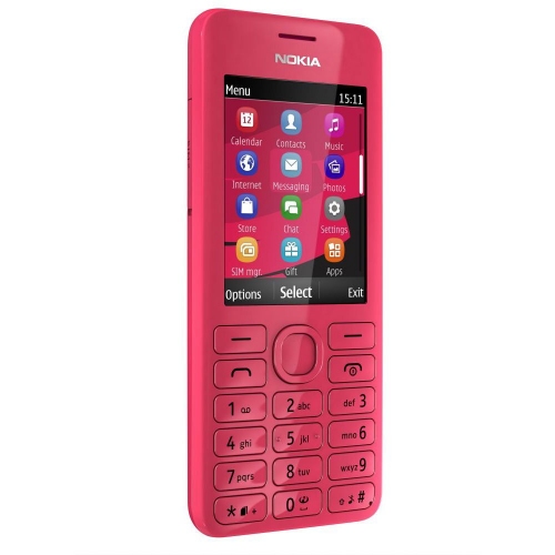 Купить Мобильный телефон Nokia 206 (маджента) в интернет-магазине Ravta – самая низкая цена