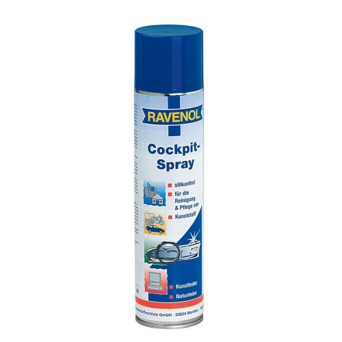 Купить Полироль для пластмассы Ravenol Cockpit Spray (0,4л) в интернет-магазине Ravta – самая низкая цена