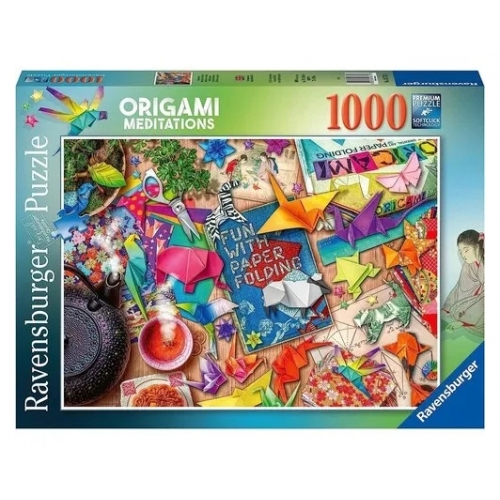 Купить Ravensburger. Пазл карт. 1000 арт.16775 "Медитации оригами" в интернет-магазине Ravta – самая низкая цена