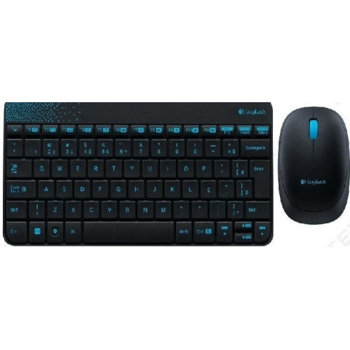 Купить Клавиатура + мышь Logitech Wireless Combo MK240 (920-005790) (черный) в интернет-магазине Ravta – самая низкая цена