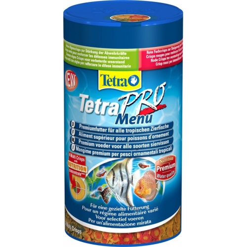 Купить Корм из 4-х видов чипсов Tetra Pro Menu  250 мл в интернет-магазине Ravta – самая низкая цена