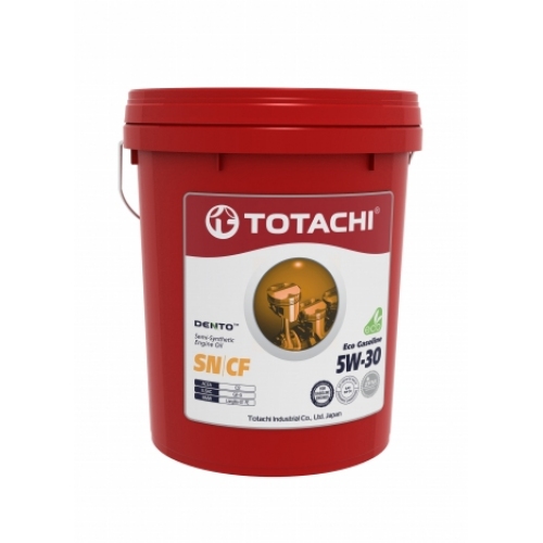 Купить Моторное масло TOTACHI DENTO Eco Gasoline Semi-Synthetic API SN/CF 5W-30 (18л) в интернет-магазине Ravta – самая низкая цена