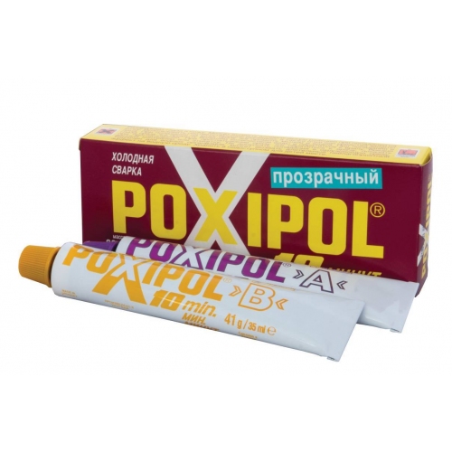 Купить -Клей POXIPOL холодная сварка прозрачный (70мл) в интернет-магазине Ravta – самая низкая цена