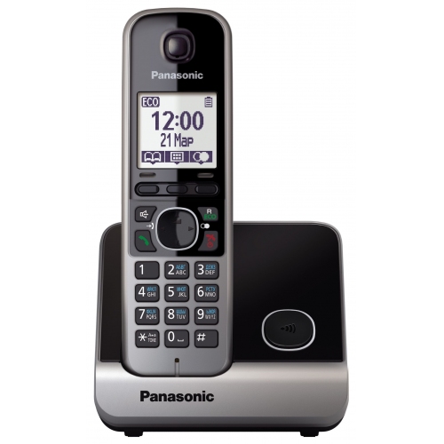 Купить Телефон DECT Panasonic KX-TG6711RUB (черный) в интернет-магазине Ravta – самая низкая цена
