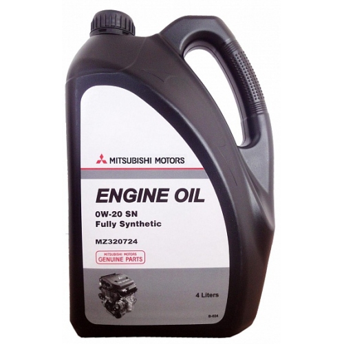Купить Моторное масло MITSUBISHI Engine Oil Fully Synthetic SN/GF-5 SAE 0W-20 (4л) в интернет-магазине Ravta – самая низкая цена