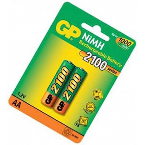 Купить Аккумулятор GP 210AAHC-UC2 2100mAh AA 2шт в интернет-магазине Ravta – самая низкая цена
