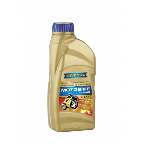 Купить Моторное масло RAVENOL Motobike 4-T Mineral 15W-40 (1л) в интернет-магазине Ravta – самая низкая цена