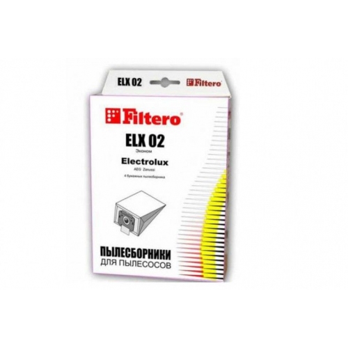 Купить Пылесборники бумажные FILTERO ELX02(4) ЭКОНОМ (R) в интернет-магазине Ravta – самая низкая цена