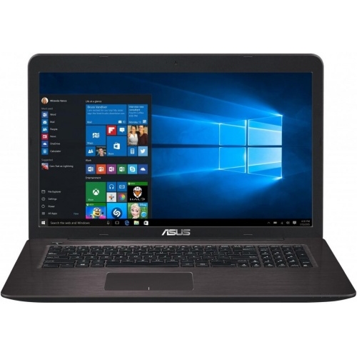 Купить Ноутбук Asus X756UV ntel i3-6100U/4/500GB/DVD Super Multi/17.3" HD+ GL/NV920M 1GB/Wi-Fi/Windows 10(90NB0C71-M00810) в интернет-магазине Ravta – самая низкая цена