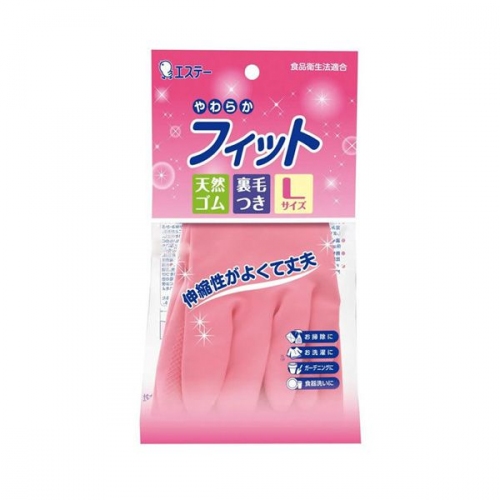 Купить 743230 ST Резиновые перчатки (средней толщины, с внутренним покрытием) L (розовые) 1пара в интернет-магазине Ravta – самая низкая цена