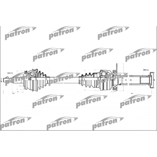 Купить pds4500 PATRON Приводной вал в интернет-магазине Ravta – самая низкая цена