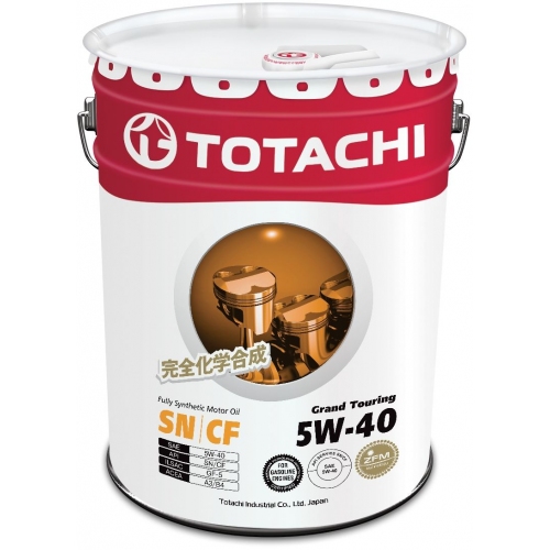 Купить Масло TOTACHI Grand Touring Fully Synthetic SN 5W-40 (20л) в интернет-магазине Ravta – самая низкая цена
