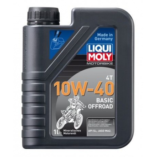 Купить Масло моторное Liqui Moly Motorbike 4T Basic Offroad 10W-40 MA2(1л) 3059 в интернет-магазине Ravta – самая низкая цена