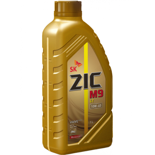 Купить Масло для четырехтактных двигателей мототехники ZIC M9 4T 10W-40 (1л) в интернет-магазине Ravta – самая низкая цена