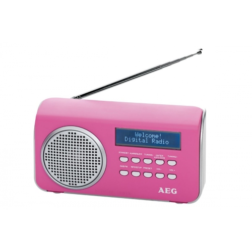 Купить Радиоприемник портативный AEG DAB 4130 pink в интернет-магазине Ravta – самая низкая цена