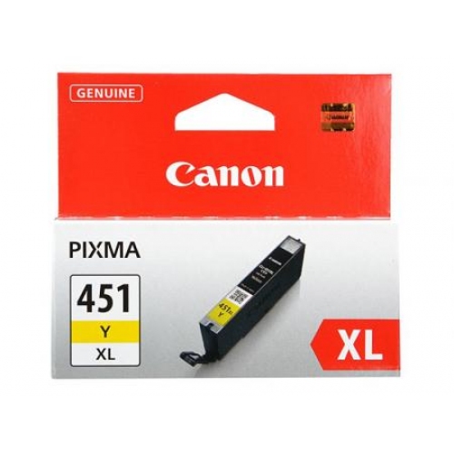 Купить Картридж струйный Canon CLI-451XLY 6475B001 желтый для PIXMA iP7240/MG6340/MG5440 в интернет-магазине Ravta – самая низкая цена