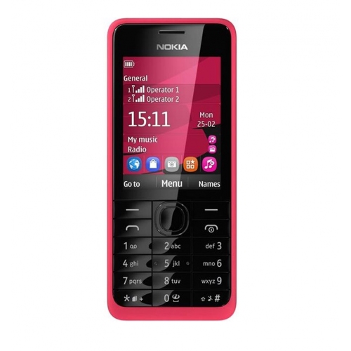 Купить Мобильный телефон Nokia 301 (фуксия) в интернет-магазине Ravta – самая низкая цена