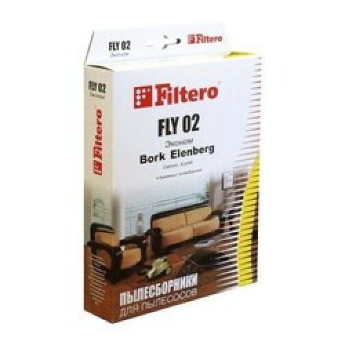 Купить Пылесборники бумажные FILTERO FLY02(4) ЭКОНОМ (R) в интернет-магазине Ravta – самая низкая цена