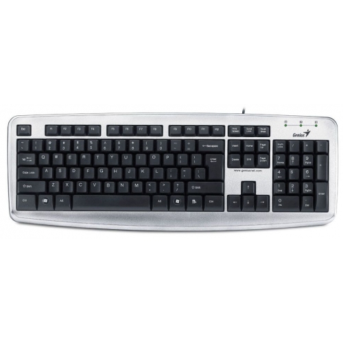 Купить Клавиатура Genius KB-110X PS/2 (серебро) в интернет-магазине Ravta – самая низкая цена