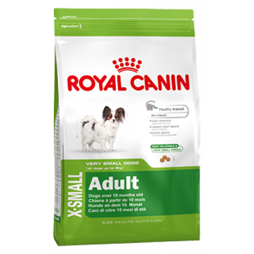 Купить Корм Royal Canin X-Small Adult для собак миниатюрных размеров 1,5кг в интернет-магазине Ravta – самая низкая цена